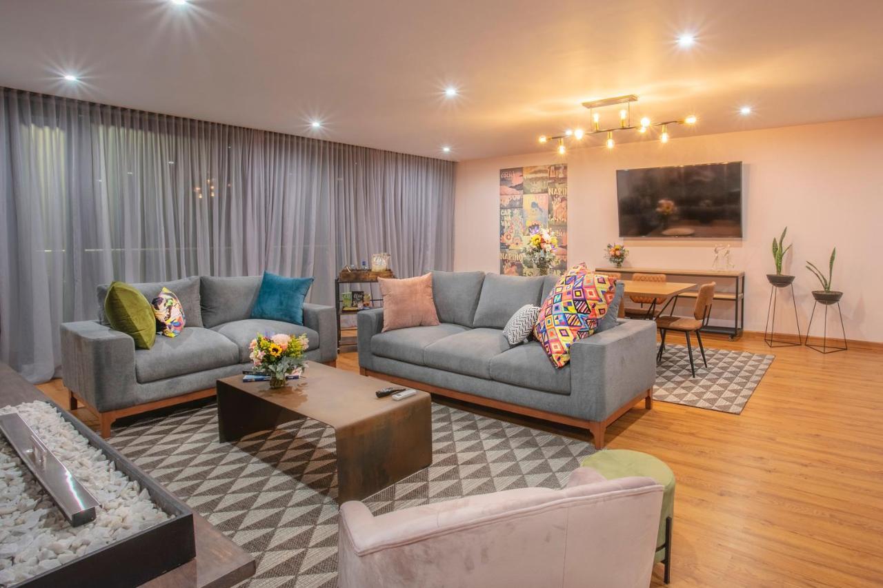Hotel V1501 Pasto Buitenkant foto The living room of the 2019 series